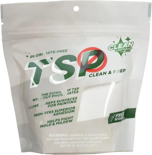 Vista 6 de Rutland TSP Clean & Prep, concentrado limpiador resistente, fórmula no aglomerante, bolsa de 1 libra