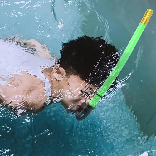 Vista 3 de STOBAZA Juego de esnórquel máscara ligera de tubo de respiración para natación, equipo de esnórquel con amplio campo de visión, portátil y fácil