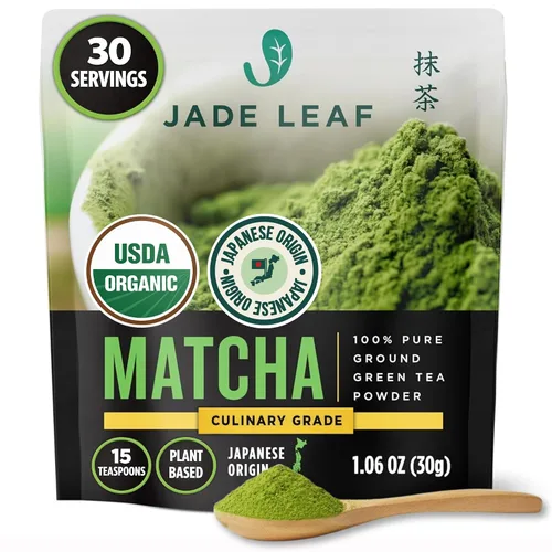 Vista 21 de Jade Leaf – Té verde en polvo, orgánico y japonés, de grado culinario supremo (el preferido por los Chefs y cafeterías para mezclar & hornear)
