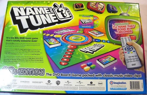 Vista 2 de Juego de mesa con DVD Name That Tune, edición de los años 80 por Imagination
