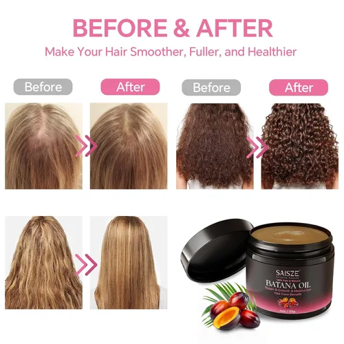 Vista 5 de Aceite de batana crudo para el crecimiento del cabello, aceite natural para el cabello fortalece el cabello 4oz