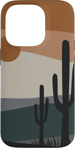 Vista 17 de Cute Desert Cactus Terracotta Southwestern Aesthetic Boho Case for iPhone 17