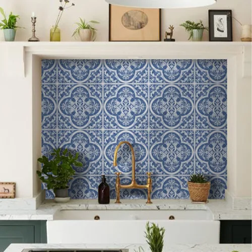 Vista 57 de Alwayspon Adhesivos de transferencia de azulejos de vinilo esmerilado para despegar y pegar, calcomanías autoadhesivas para azulejos de pared