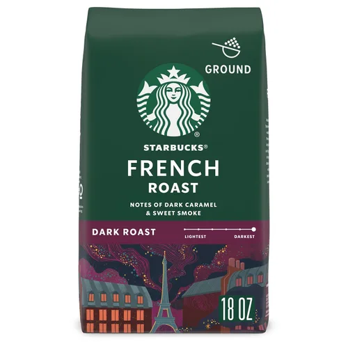 Vista 14 de Starbucks Café de tierra asado oscuro asado francés, bolsa de 28 onzas Café molido 100% arábigo; tostado francés tostado oscuro; 1 bolsa, 28 onzas
