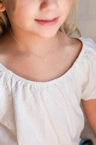 Vista 5 de Foxgirl Gold Initial Necklaces for Women Girls, Dainty Gold Letter Necklace Tiny A-Z Pendant Choker Necklace Trendy Cute Personalized Monogram Name
