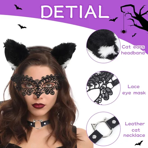 Vista 3 de TOKUFAGU Diadema de Halloween con cuernos de diablo con purpurina para adultos y niños, cuerno de diablo para fiesta de Halloween