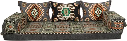 Vista 35 de arabicsofa Cojines Majlis de piso tradicionales: asientos modulares Diwan seccionales