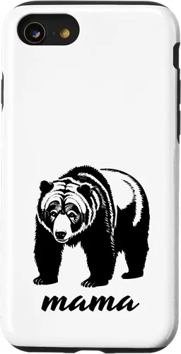 Vista 13 de iPhone 12/12 Pro Mama Bear Grizzly Bear Case