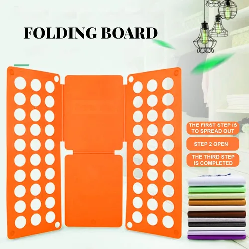 Vista 6 de Tableros plegables de calidad para niños, carpeta de ropa mágica para niños, organizador de puentes, plegable, ahorra tiempo, soporte plegable