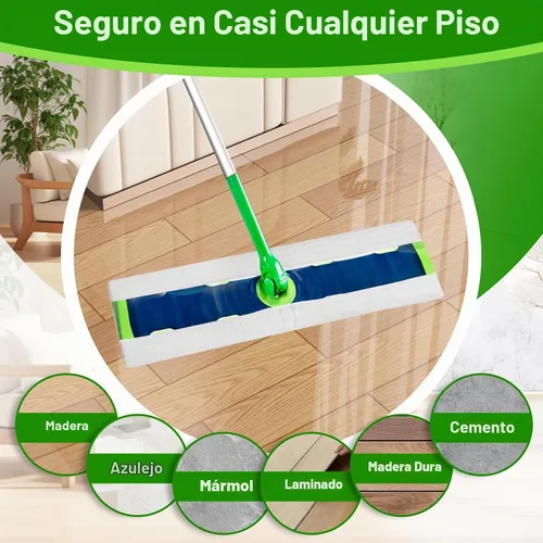 Vista 5 de Paños de barrido en seco XL compatibles con trapeador Swiffer Sweeper XL, repuesto de almohadillas secas desechables, paños secos para limpiar