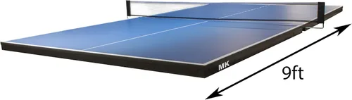 Vista 3 de Mesa de ping pong para mesa de billar Mesa de juego de tenis de mesa de conversión Mesa de tenis de mesa con juego de paletas de ping pong