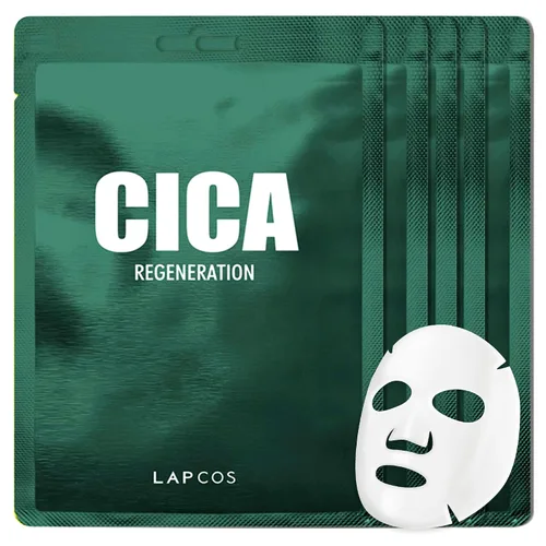 Vista 13 de LAPCOS Máscara de hojas de aloe, máscara facial diaria con pepino y gel de aloe para calmar e hidratar la piel, favorita de la belleza coreana