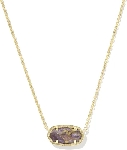 Vista 28 de Kendra Scott Starstruck Elisa - Collar con colgante ORO - CONCHA ABALONE