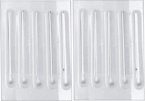 Vista 7 de Heienngy Agujas de perforación 20G de acero inoxidable quirúrgico anillos de nariz para el cuerpo agujas de joyería para el cuerpo kit de piercing