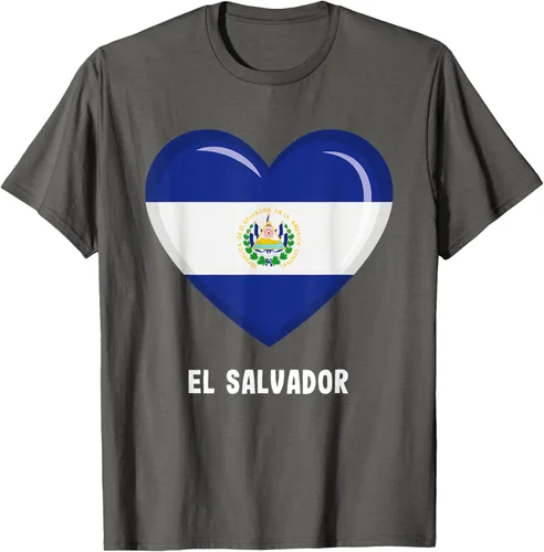 Vista 91 de Camiseta Bandera de El Salvador Camiseta salvadoreña