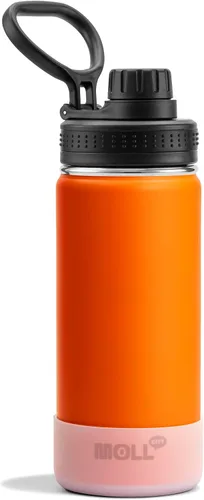 Vista 27 de Botella de agua de 12 oz para niños de acero inoxidable con aislamiento al vacío de boca ancha Botella de agua deportiva - Pequeña botella de agua