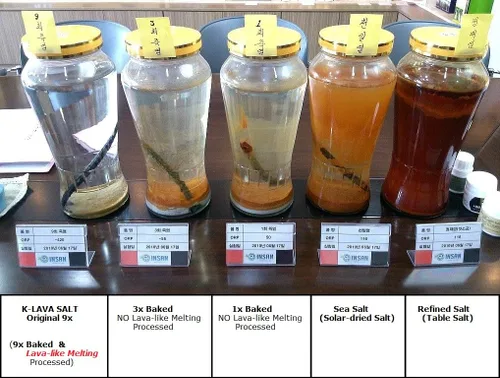 Vista 6 de K-LAVA SALT — Sal de bambú número 1 de Corea: original 9x, cristal, 2.47 onzas