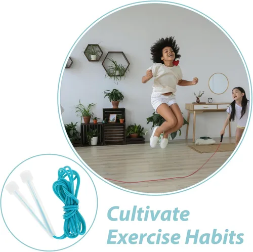 Vista 4 de Cuerda de salto de velocidad para cuerda de salto portátil ligera para entrenamiento de cuerpo completo equipo de entrenamiento cardiovascular
