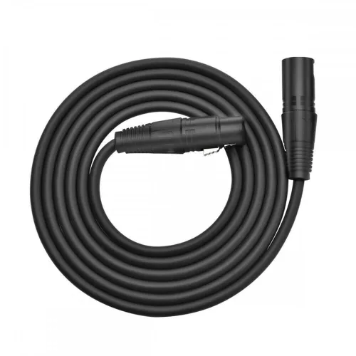 Vista 3 de Mic DMX Audio Cable 3 Pin XLR macho a XLR hembra Cable de micrófono (3.3 ft)