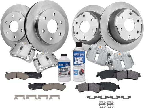Vista 75 de Detroit Axle - Rotores de freno para Nissan NV2500 NV3500 NV1500 NV1500 2012-2021, repuesto de rotores de freno de disco: rotor delantero de 14.17