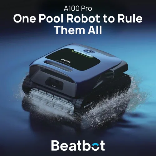 Vista 12 de Beatbot A100 Pro - Aspiradora robótica inalámbrica para limpieza de piscinas, controlada por aplicación