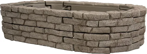 Vista 8 de RTS Home Accents Kit de cama de jardín elevada Rock Lock, cuadrado de 48 pulgadas