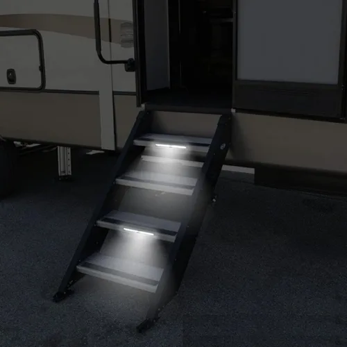 Vista 7 de Seagenck Luces inalámbricas para autocaravanas, barra de luces con sensor de movimiento alimentada por batería, para cámper, remolque, viajes