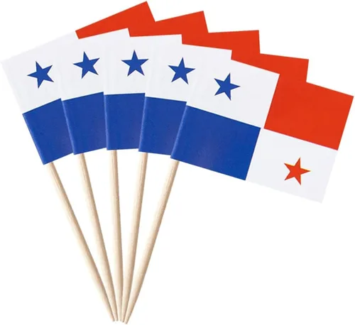 Vista 20 de stidsds 100 banderas de Antigua y Barbuda con palillos de dientes de Antigua y Barbuda, mini adornos pequeños para cupcakes de Antigua y Barbuda