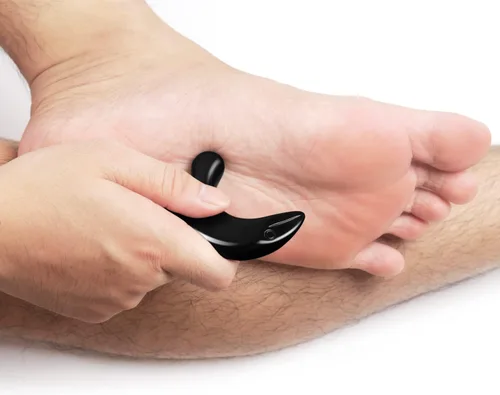Vista 5 de Herramienta de masaje de punto de activación de tejido profundo, piedra bian natural, terapia de raspado de acupuntura Gua Sha, reflexología