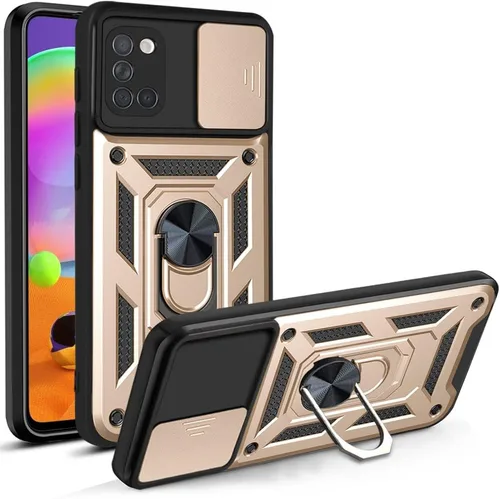 Vista 46 de Compatible con Tecno Pova Neo 2 Bracket Shell, con cubierta deslizante para lente de cámara compatible con Tecno Pova Neo 2 LG6n Case Negro