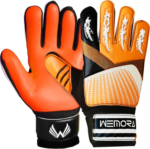 Vista 6 de Guantes de portero de fútbol para niños y jóvenes junior de 4mm antideslizantes con agarre fuerte en la palma