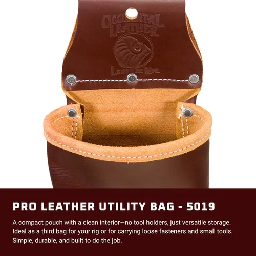 Vista 2 de Occidental Leather Pro Leather Utility Bag - 1 bolsillo - Simple y compacto - Fabricado en Estados Unidos