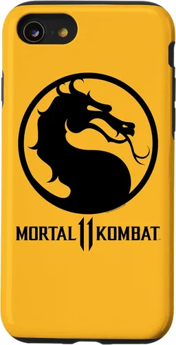 Vista 18 de Mortal Kombat 11 Dragon Black Logo Case for iPhone 17