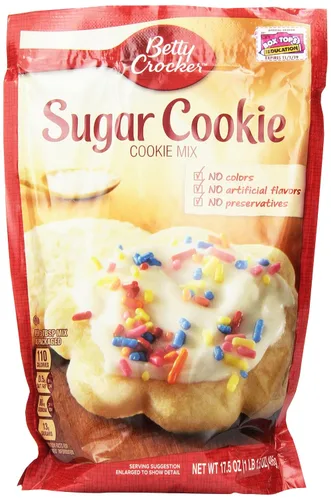 Vista 26 de Betty Crocker Galletas de azúcar, mezcla para hornear galletas, 17.5 oz
