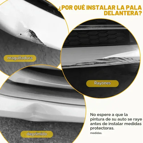 Vista 6 de TENGBASE Protector divisor delantero para 2015-2023 Dodge Charger, alerón de repuesto compatible con acabados SRT 392/Scat Pack/RT/GT (negro)