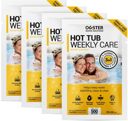 Vista 2 de Bio Ouster Paquete de cuidado semanal 3 en 1 y purga de energía, productos químicos para bañera de hidromasaje, limpiador de spa, productos químicos