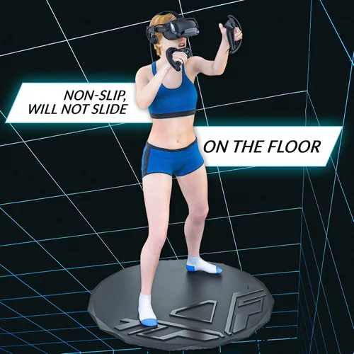 Vista 4 de Skywin VR Mat Round - 35" Virtual Reality Matt Helps Determine Direction and Position of Your Feet During Game, Prevents Players from Hitting and