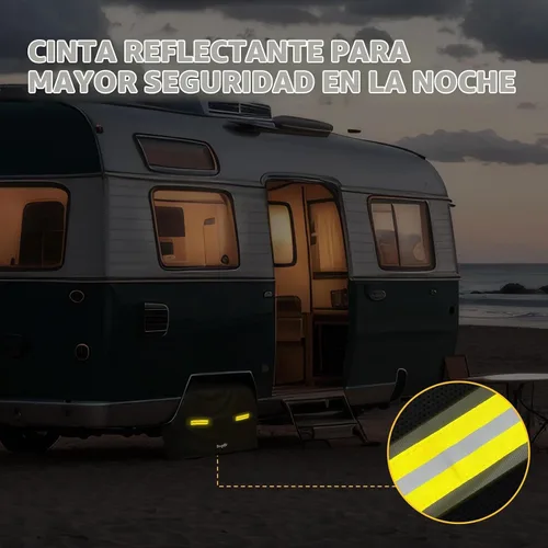 Vista 2 de BougeRV Fundas para neumáticos de autocaravana, cubierta de rueda de doble eje (2 paquetes) se adapta a neumáticos de 30 a 33 pulgadas de diámetro