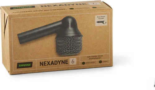 Vista 11 de Shure Nexadyne 6 Micrófono para Tom/Caja con Tecnología Revonic - Micrófono Dinámico Supercardioide para Rendimiento Profesional, Aislamiento