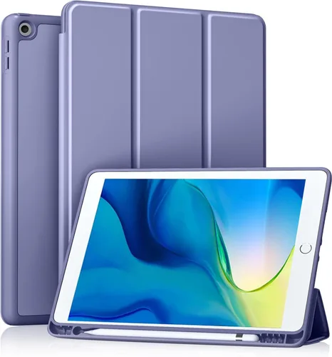 Vista 31 de Akkerds - Funda Compatible con iPad de 10.2 Pulgadas 2021/2020/2019, para iPad de 9ª/8ª/7ª Generación con Soporte para Lápiz, Funda Protectora