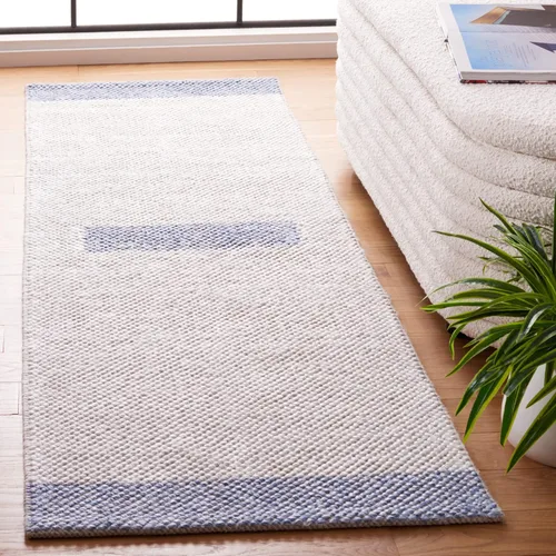 Vista 36 de SAFAVIEH Natura Collection - Alfombra de pasillo, 2 pies 3 pulgadas x 8 pies, negro y marfil, tejido plano hecho a mano de lana moderna a rayas