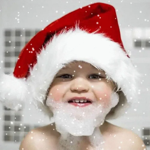 Vista 5 de CCINEE Sombrero de Papá Noel para niños, sombreros de Papá Noel de Navidad, sombrero rojo de felpa para decoración del hogar, suministros de fiesta
