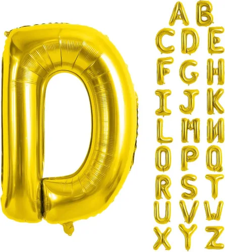 Vista 9 de Globos de letras azules de 40 pulgadas, globo grande del alfabeto de aluminio de Mylar para decoración de cumpleaños, boda, aniversario, graduación