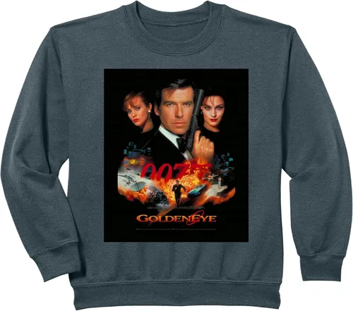 Vista 11 de Official James Bond 007 GoldenEye Sweatshirt Negro