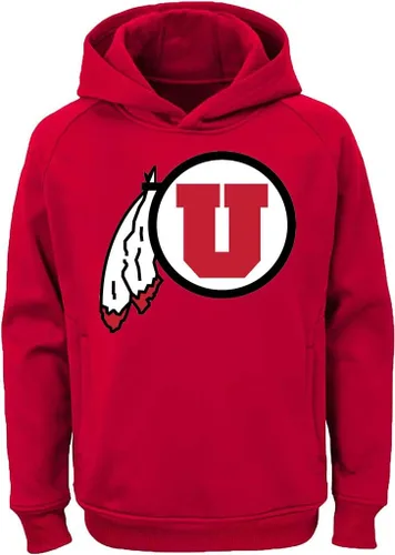 Vista 12 de NCAA Youth 8-20 Team Color Performance Primary Logo Sudadera con capucha Aburn Tigers Armada