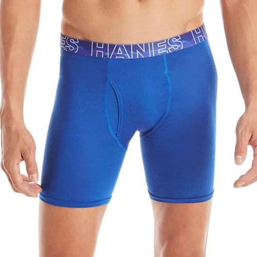 Vista 2 de Hanes X-Temp Calzoncillo tipo bóxer de malla de 4 vías elástica para hombre