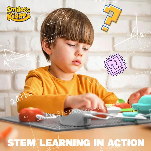 Vista 3 de SMILESSKIDDO Science Kits Electrónica Kit STEM 140+ Proyectos 10+ Piezas