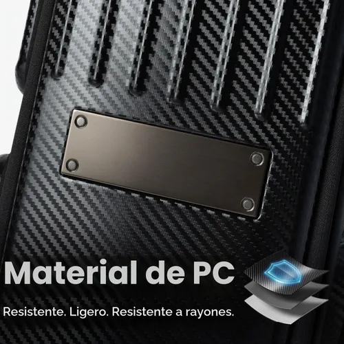 Vista 5 de HELIX Bolsa de viaje de golf de carcasa rígida con ruedas, estuche de golf de viaje 2 en 1 y bolsa de carrito diario, material de PC duradero Negro