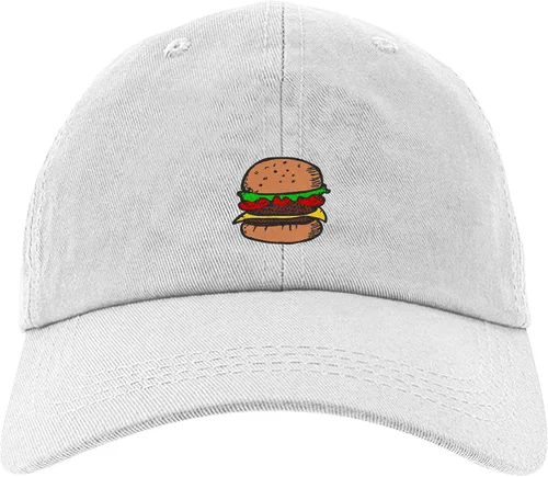Vista 7 de owndis Gorra de hamburguesa bordada para hombres y mujeres, gorra de béisbol ajustable