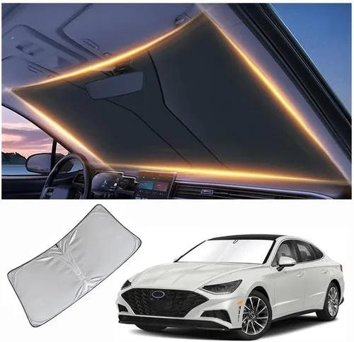 Vista 20 de Parasol para parabrisas para BMW X1 E84 para ventana delantera 2016-2024 2025 2026 X1 E84, protector de parabrisas para automóvil, accesorios